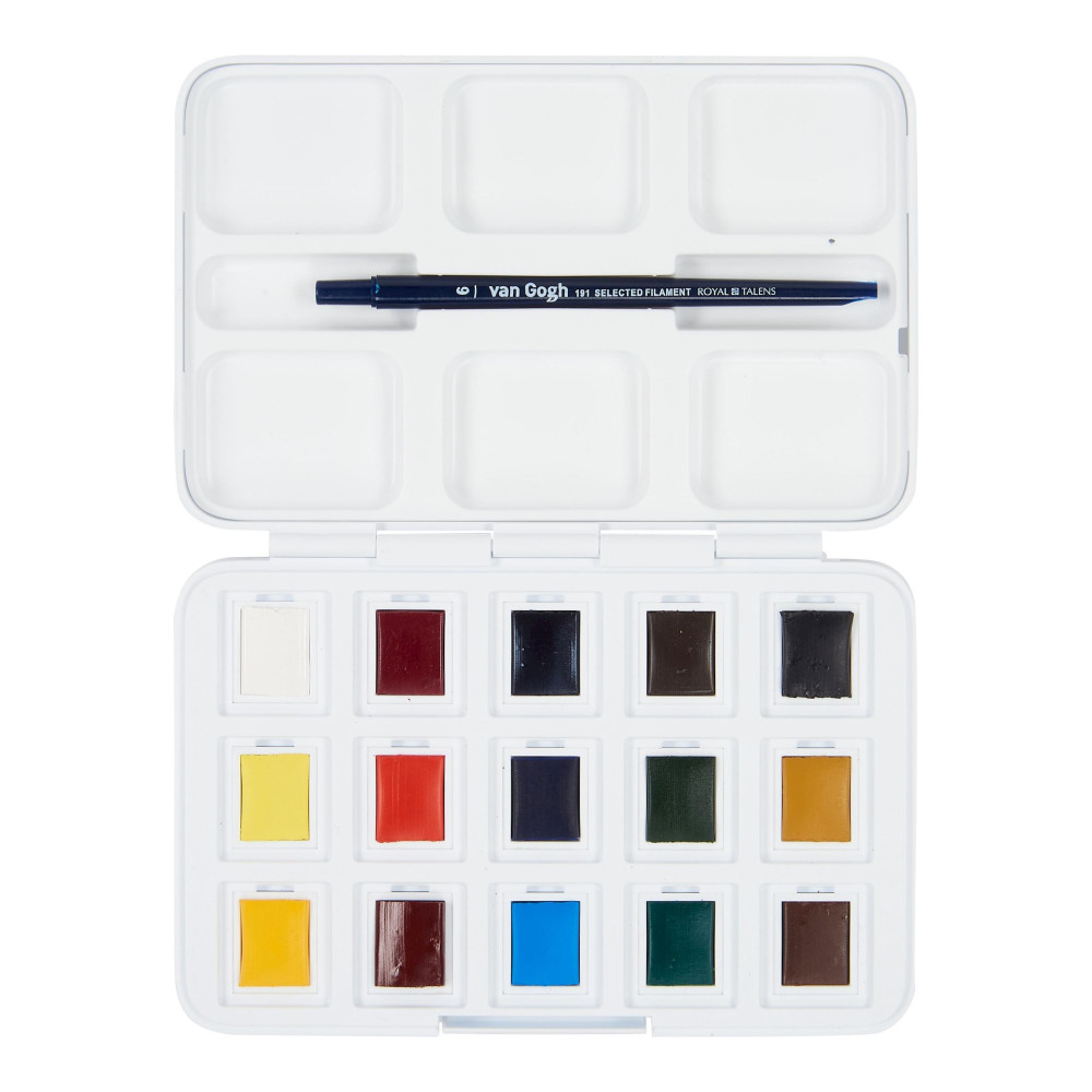 Watercolor paints pocket box - Van Gogh - 15 colors