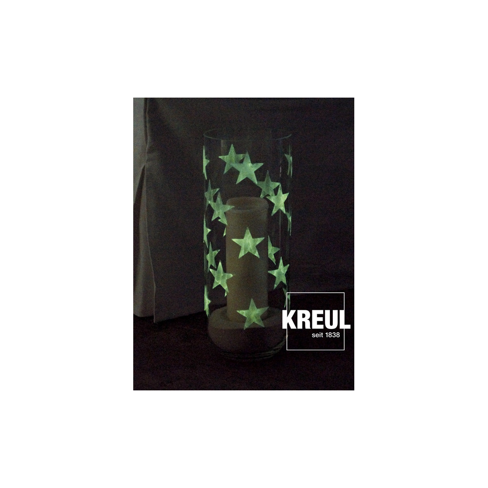 Acrylic glow in the dark paint - Kreul - yellow, 150 ml