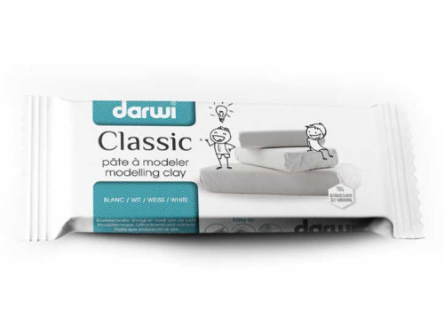 Modelling Classic clay - Darwi - white, 500 g