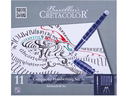 Handwriting calligraphy set - Cretacolor - 11 pcs.