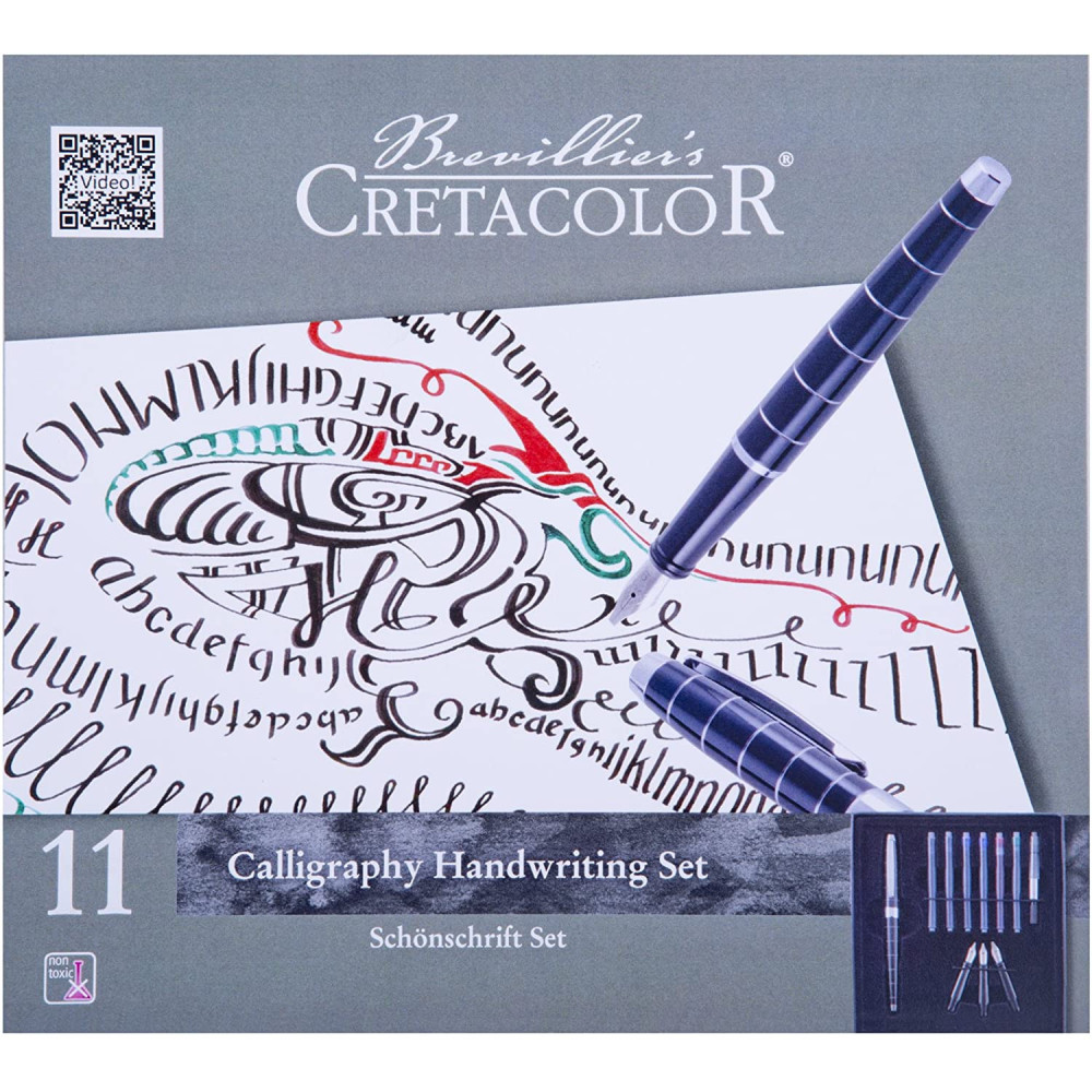 Handwriting calligraphy set - Cretacolor - 11 pcs.