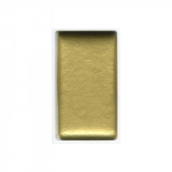 Farba akwarelowa w kostce Gansai Tambi - Kuretake - Bluish Gold