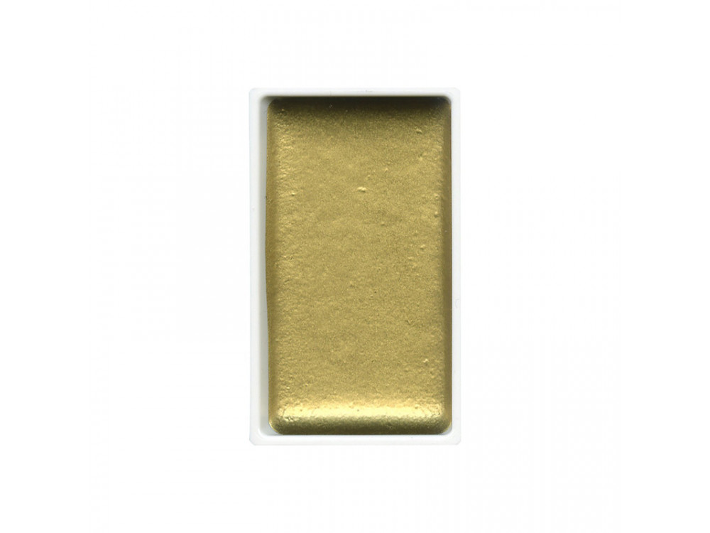 Farba akwarelowa w kostce Gansai Tambi - Kuretake - Bluish Gold