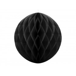 Honeycomb ball - black, 20 cm