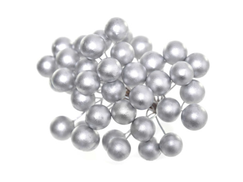 Rowan twig - silver, 40 pcs.