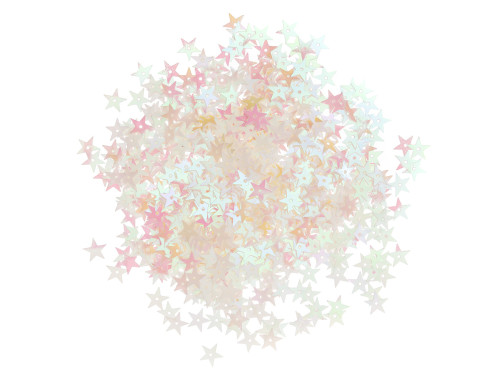 Decorative sequins Stars - DpCraft - opalescent, 15 g