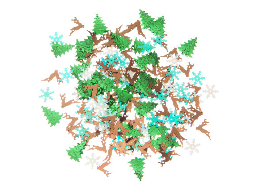 Decorative sequins Christmas - DpCraft - colorful, 15 g