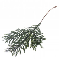 Twig with artificial snow - 19 cm