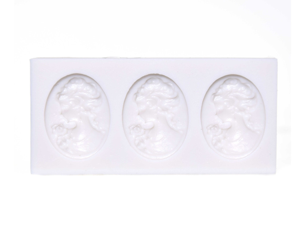 Silicone mold - Pentart - 3 antique medallions