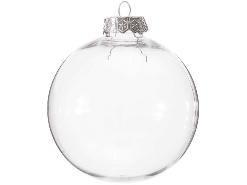 Christmas bauble - Rico Design - transparent, 10 cm