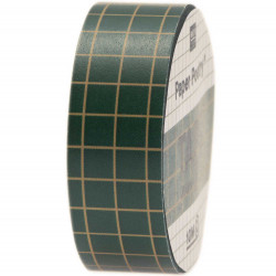 Taśma washi Xmas - Paper Poetry - Green and gold