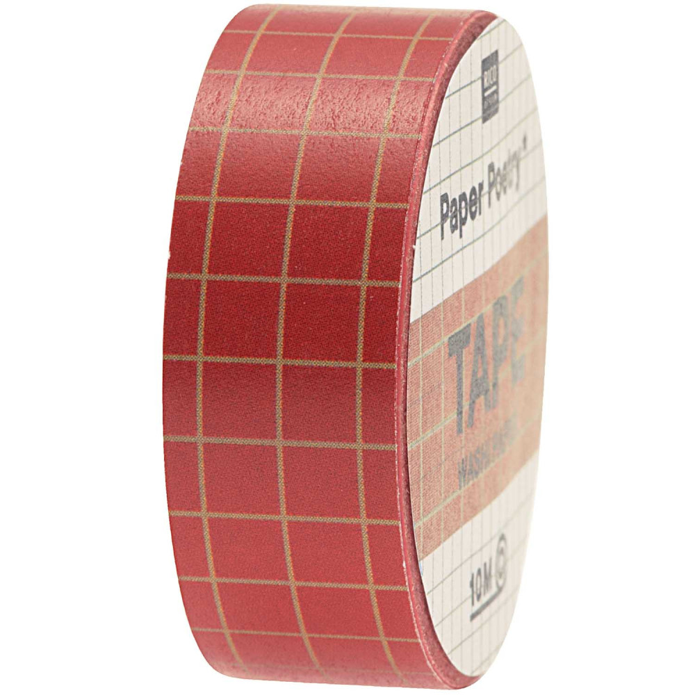 Washi tape Xmas - Paper Poetry - Red and gold