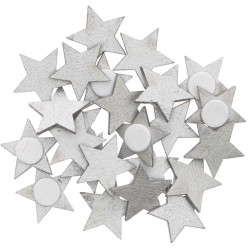 Wooden Star stickers - Rico...