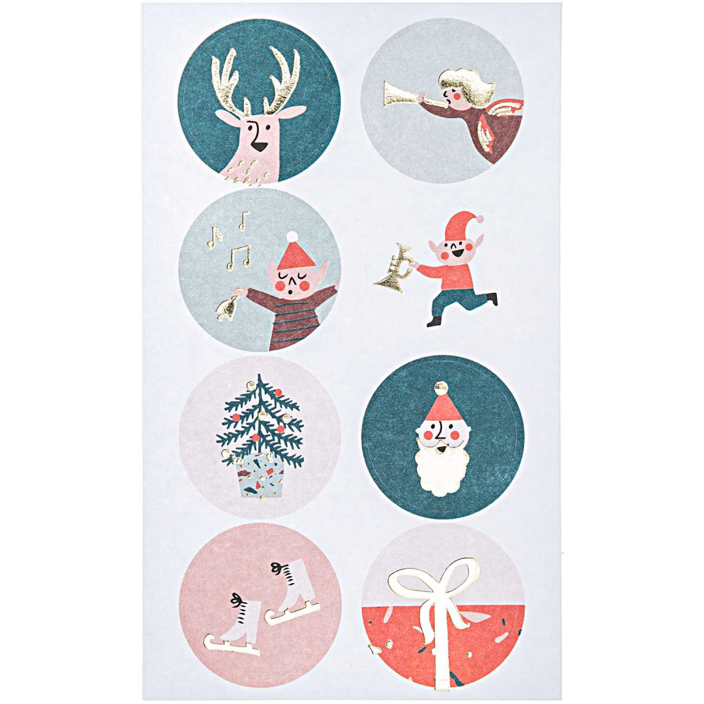 Christmas stickers - Paper Poetry - Jolly Christmas, 80 pcs.