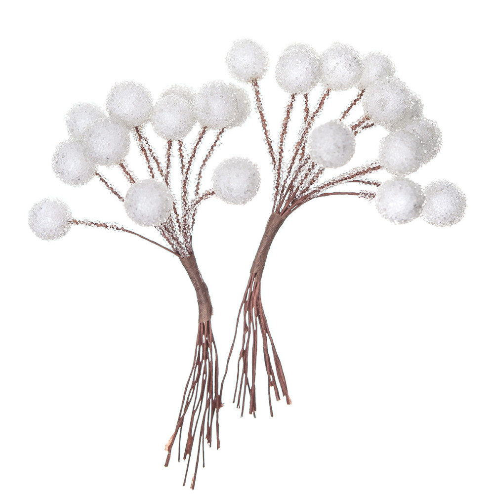Frosted berries - DpCraft - white, 2 bundles