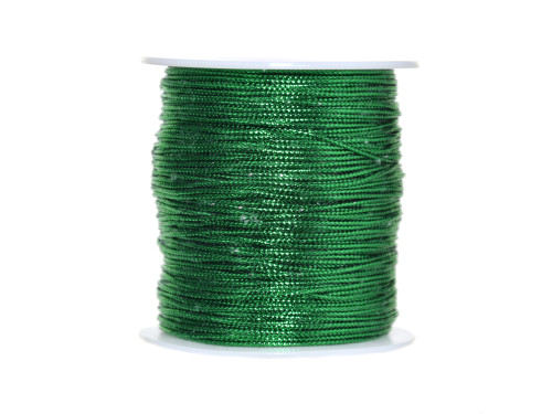 Decorative metallized twin - green, 1 mm x 100 m