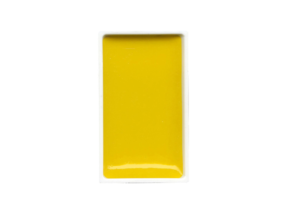 Farba akwarelowa w kostce Gansai Tambi - Kuretake - Mid Yellow