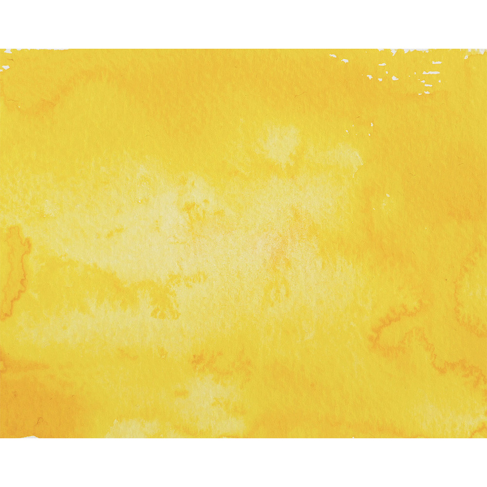 Watercolor paint pan Gansai Tambi - Kuretake - Mid Yellow
