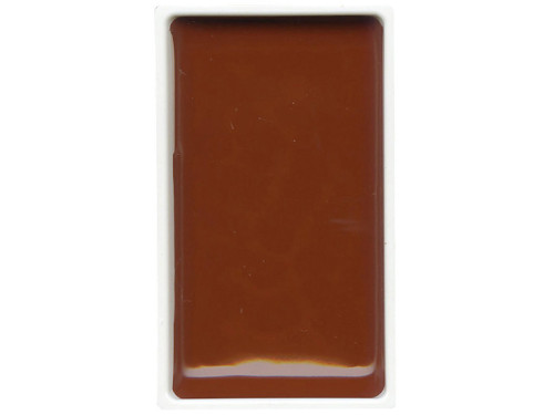 Farba akwarelowa w kostce Gansai Tambi - Kuretake - Burnt Sienna