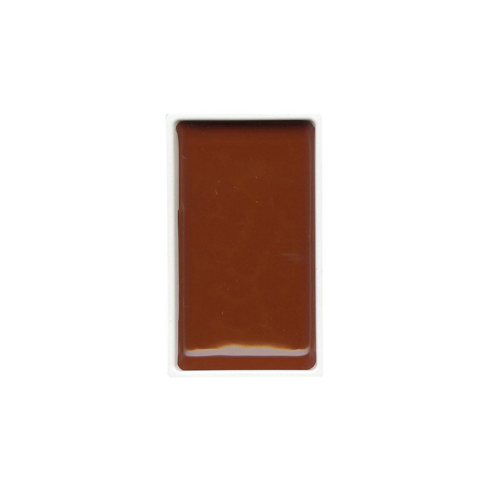 Farba akwarelowa w kostce Gansai Tambi - Kuretake - Burnt Sienna