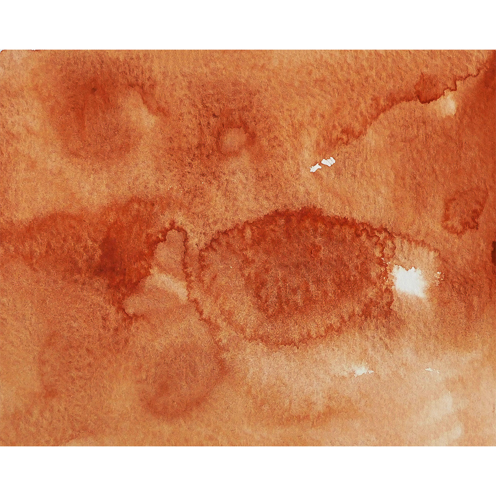 Farba akwarelowa w kostce Gansai Tambi - Kuretake - Burnt Sienna