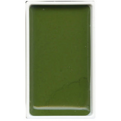 Farba akwarelowa w kostce Gansai Tambi - Kuretake - Olive Green
