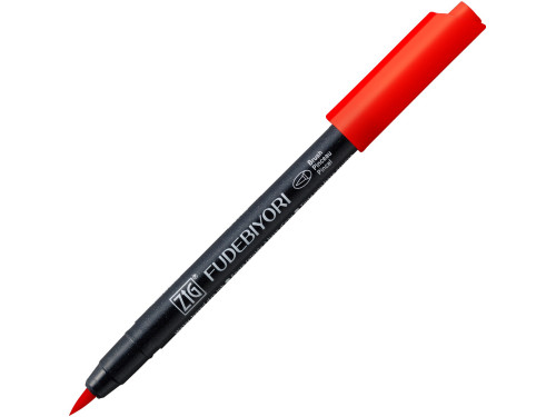 Zig Fudebiyori Brush Pen - Kuretake - Red