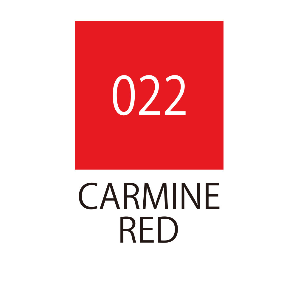 Zig Fudebiyori Brush Pen - Kuretake - Carmine Red