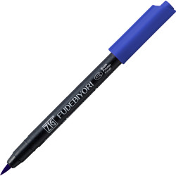 Zig Fudebiyori Brush Pen - Kuretake - Blue