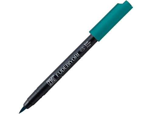 Zig Fudebiyori Brush Pen - Kuretake - Persian Green
