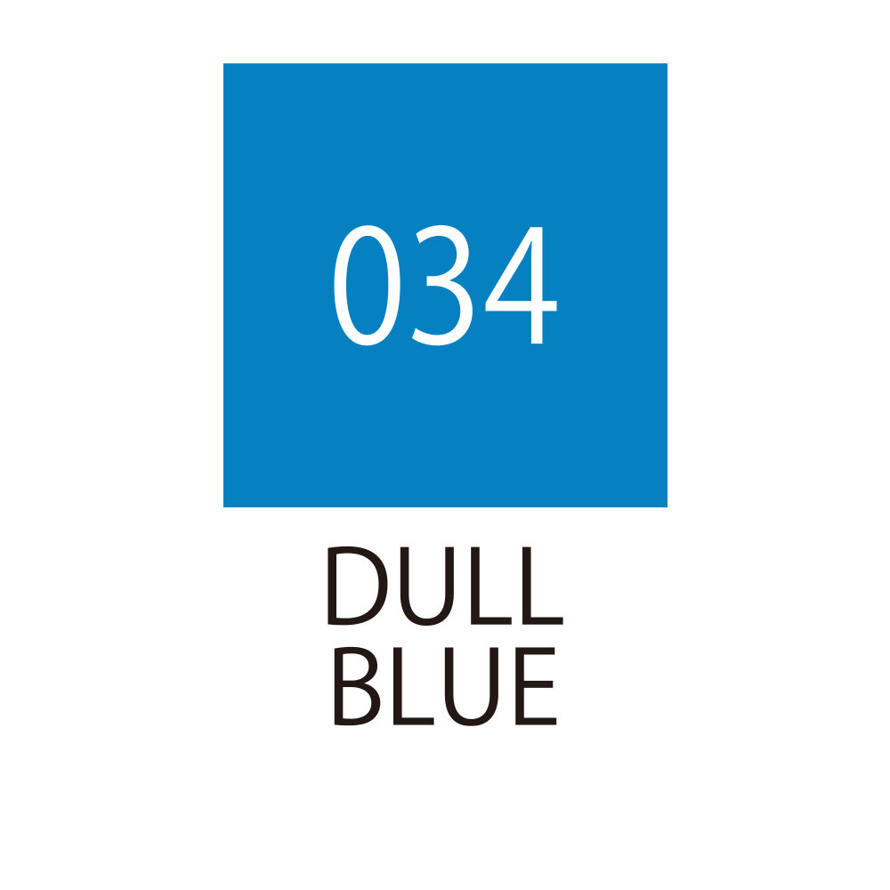 Zig Fudebiyori Brush Pen - Kuretake - Dull Blue