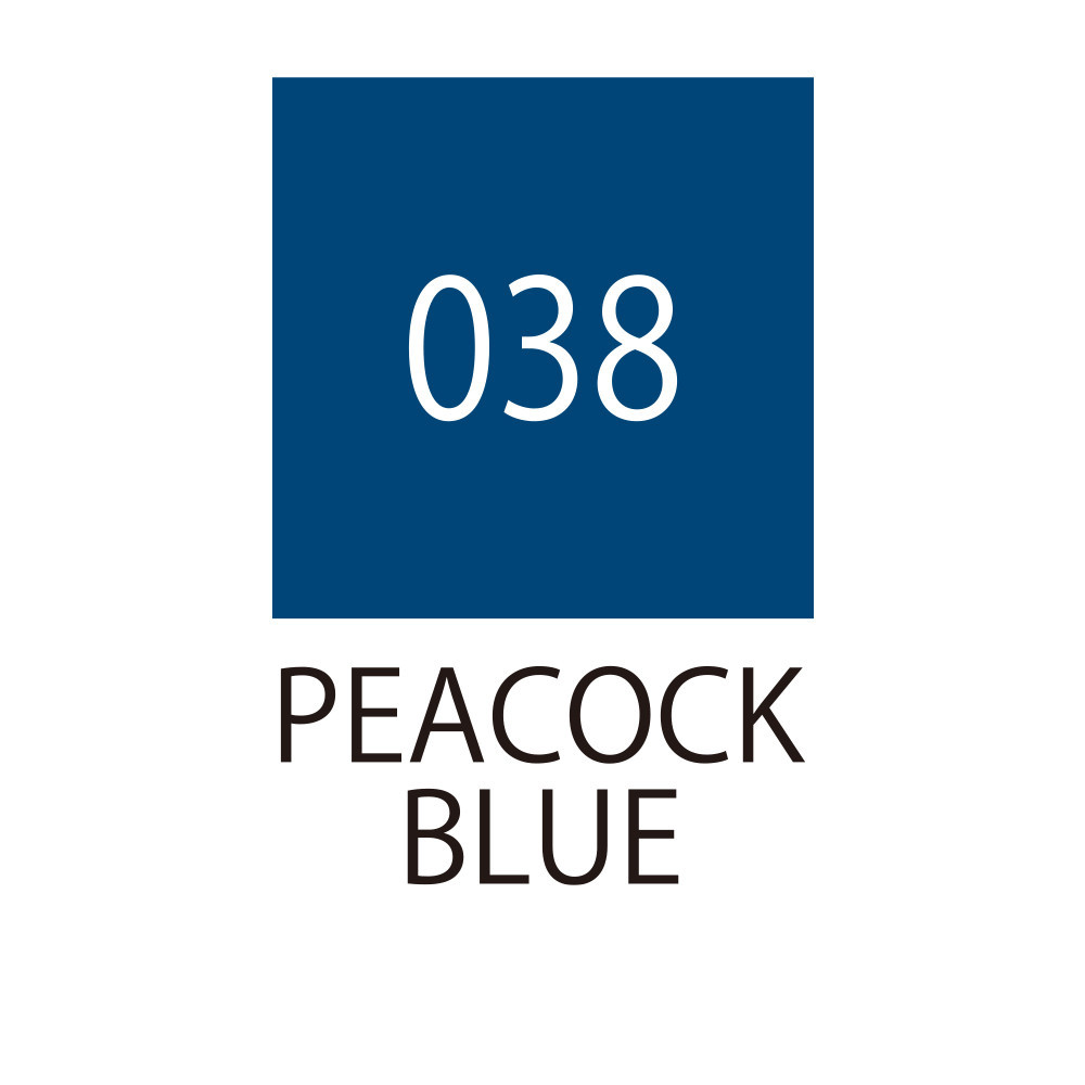 Pisak pędzelkowy Zig Fudebiyori - Kuretake - Peacock Blue