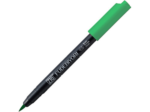 Zig Fudebiyori Brush Pen - Kuretake - Emerald Green