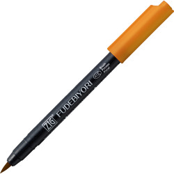 Zig Fudebiyori Brush Pen - Kuretake - Light Brown