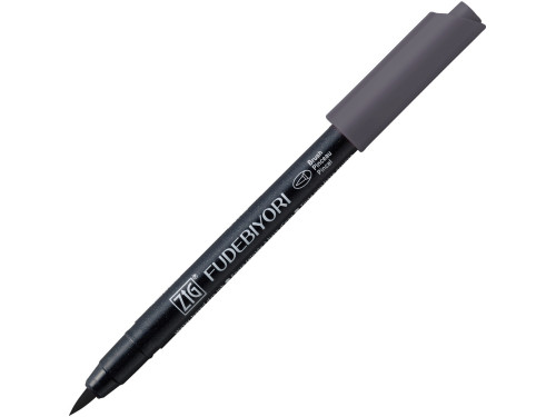 Zig Fudebiyori Brush Pen - Kuretake - Gray