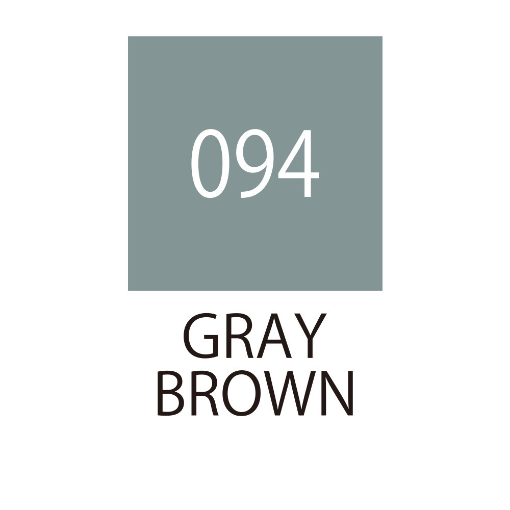 Zig Fudebiyori Brush Pen - Kuretake - Gray Brown
