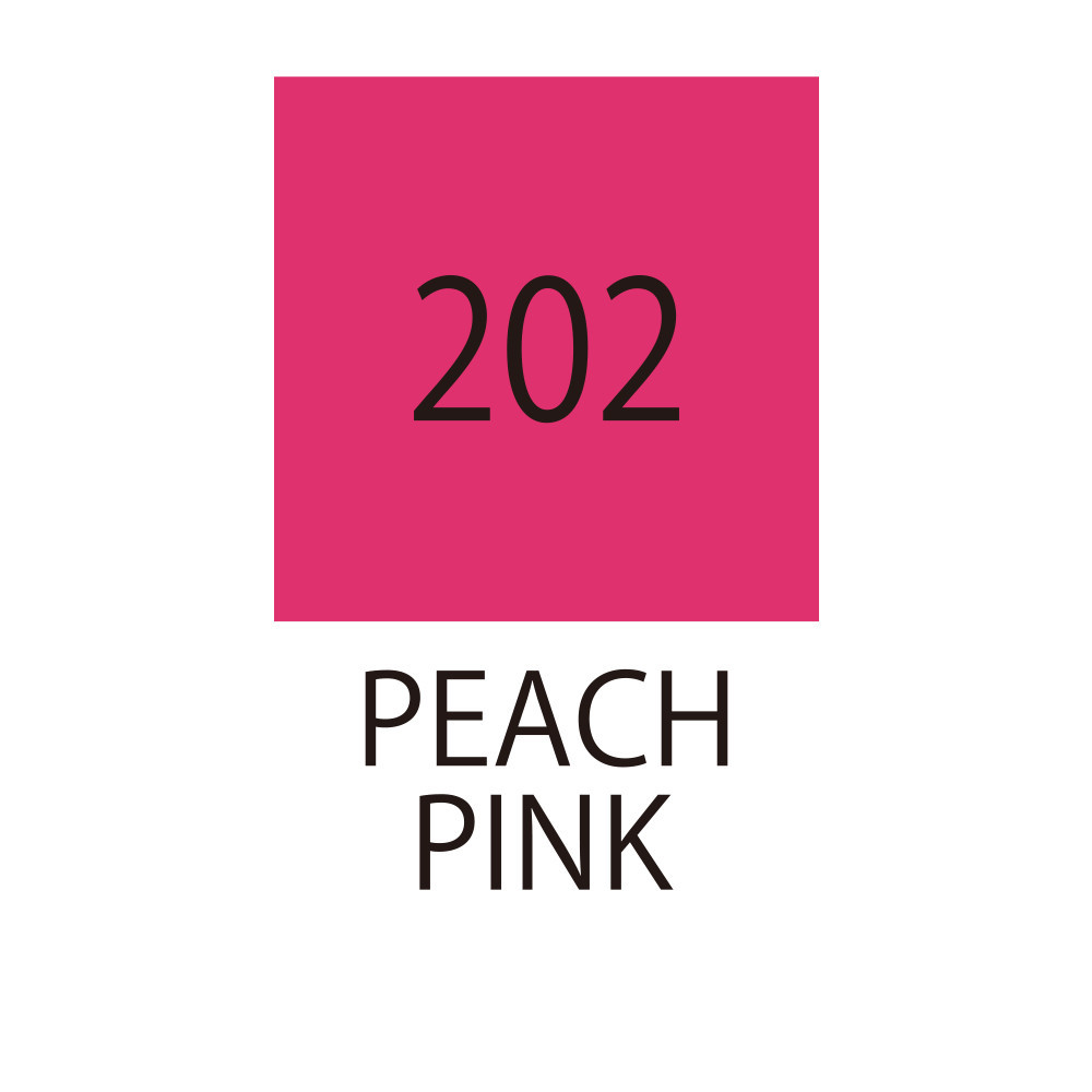 Zig Fudebiyori Brush Pen - Kuretake - Peach Pink