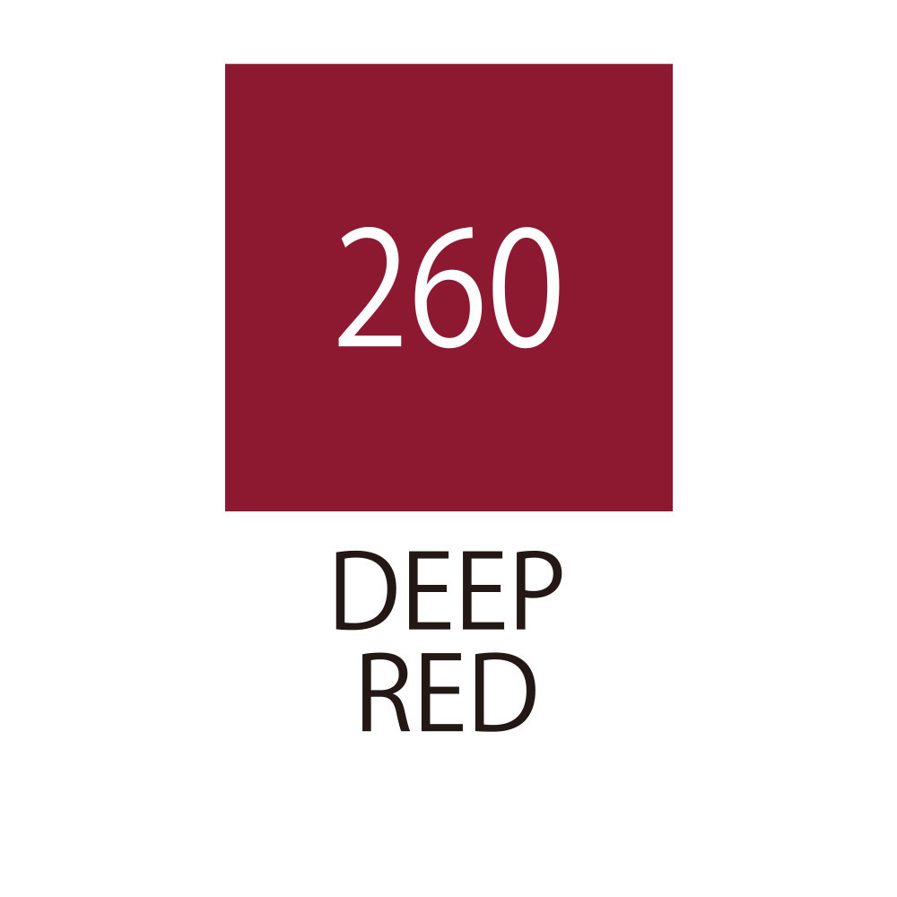 Zig Fudebiyori Brush Pen - Kuretake - Deep Red