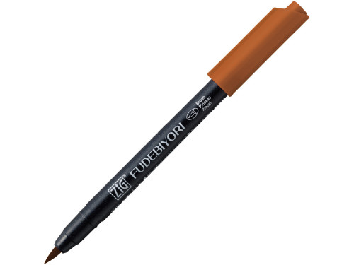 Zig Fudebiyori Brush Pen - Kuretake - Deep Reddish Brown