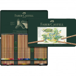 Pitt Pastel pencil set in metal tin - Faber-Castell - 60 colors