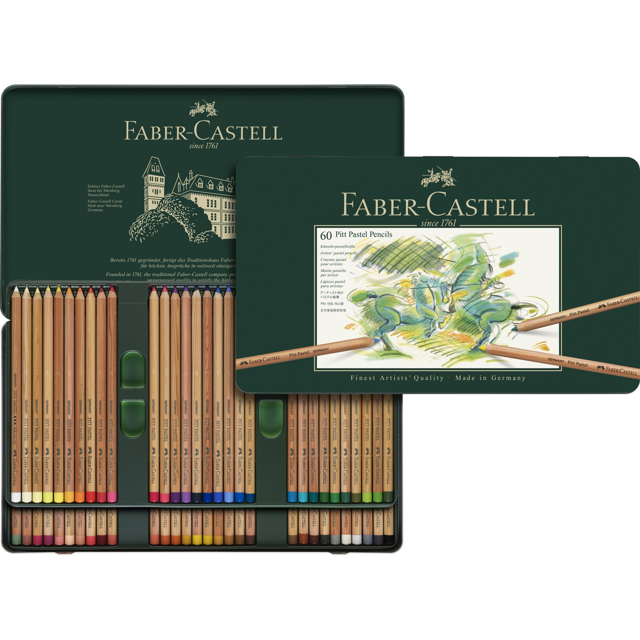 Pastele suche w kredce Pitt Pastel - Faber-Castell - 60 kolorów Pastele suche w kredce Pitt Pastel - Faber-Castell - 60 kolorów