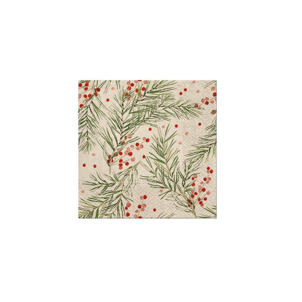 Decorative napkins - Paw - Springs Holly, 20 pcs.