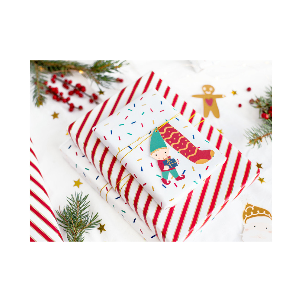 Set of gift tags - Santa Claus, 12 pcs.