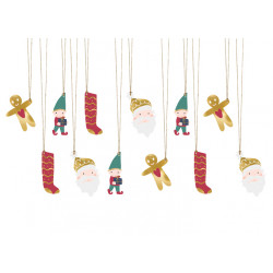 Set of gift tags - Santa...