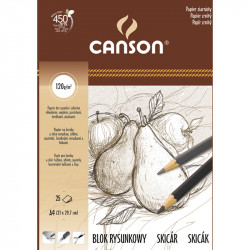 Drawing pad A4 - Canson - 120 g, 25 sheets