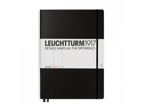 Notatnik Master Classic - Leuchtturm1917 - gładki, czarny, A4+