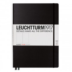 Notebook Master Slim - Leuchtturm1917 - plain, black, A4+