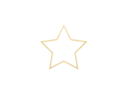 Wooden macrame base - Simply Crafting - star, 12 cm