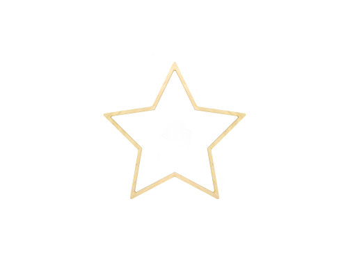 Wooden macrame base - Simply Crafting - star, 16 cm