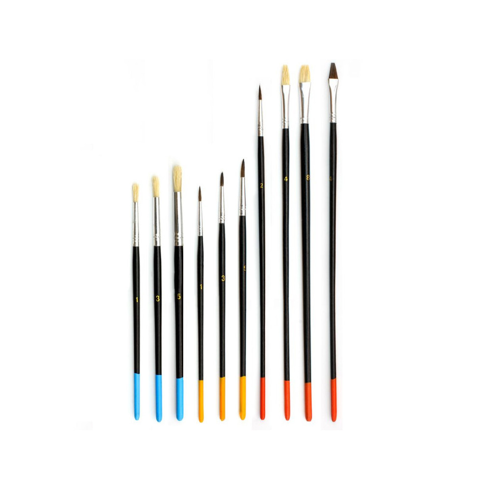 Set of paint brushes - Phoenix - 10 pcs.